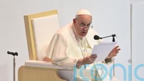 Pope meets Ukrainian refugees and Russian envoy in Hungary