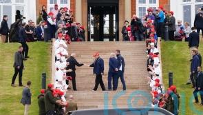 Donald Trump arrives in Turnberry on second day of Scotland visit