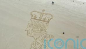 Creator behind 90ft sand drawing of King says the art is ‘super poignant’