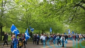Thousands attend independence march in Glasgow