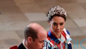 Prince and Princess of Wales joined church procession after arriving late