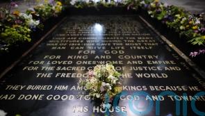 Queen’s coronation bouquet laid in Westminster Abbey