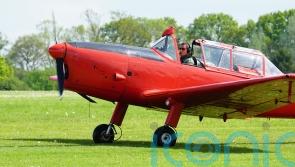 Vintage plane King learned to fly in takes to the sky for coronation air show