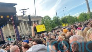 Fans hit out at ‘horrendous’ crowd control at Eurovision welcome party