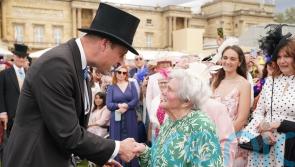 93-year-old wows Prince of Wales at Buckingham Palace garden party