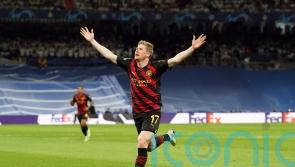 Kevin De Bruyne rocket earns Manchester City first-leg draw with Real Madrid