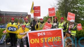 HMRC workers ‘up for the fight’ as they strike over pay