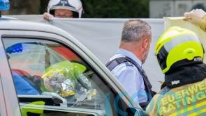 Man detained over blast which injured firefighters and police officers