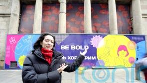 Ukrainian artist who fled to Liverpool sees Eurovision design on display