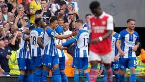 Brighton put the boot into Arsenal’s title hopes with victory at the Emirates