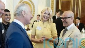 Holly Willoughby and Stanley Tucci meet King at Prince’s Trust Awards