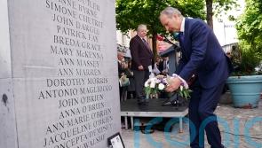 Micheal Martin lays wreath at Dublin monument to mark 1974 bombings