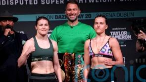 Katie Taylor gears up for &lsquo;biggest night&rsquo; of career against Chantelle Cameron