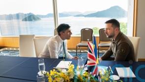 UK support for Ukraine will ‘never waver’, Sunak tells Zelensky
