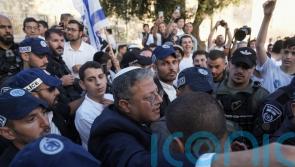 Israeli Cabinet minister visits sensitive Jerusalem holy site