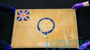 Sledge flag used during 19th-century polar search saved for nation