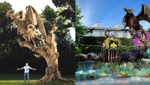 Sculptor creates gargantuan six-tonne Welsh dragon artwork for Chelsea Flower Show in honour of King’s coronation