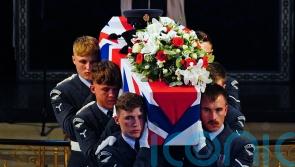 Mourners pay tribute to black RAF pilot who flew in Second World War