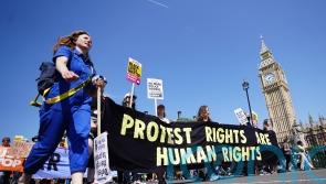 Demonstrators condemn ‘draconian’ and ‘authoritarian’ protest laws