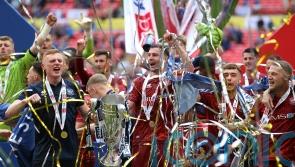 Carlisle promoted to League One after shootout victory over Stockport at Wembley