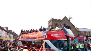 Fans celebrate Luton’s fairytale promotion to Premier League at civic parade