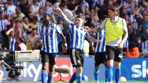 Josh Windass’ last-gasp winner against 10-man Barnsley earns Sheff Wed promotion