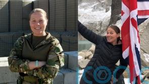 Veteran who became alcoholic after late-term miscarriage now helps others combat addiction after her son raised concerns