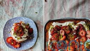 Ravinder Bhogal’s strawberry falooda milk cake recipe