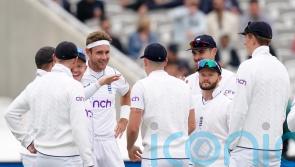 Ireland dig in after England seamer Stuart Broad rips through top order