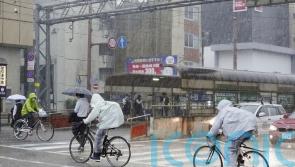 Tropical Storm Mawar threatens floods and mudslides in some regions of Japan