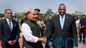 US defence secretary visits India to discuss ways to counter Chinese threat