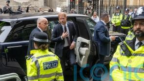 Duke of Sussex arrives at High Court to give evidence in hacking trial