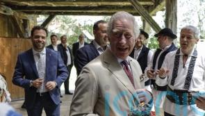 King meets people keeping traditional craft skills alive during visit to Romania