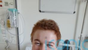 Cancer patient taking steps towards recovery after stem cell transplant