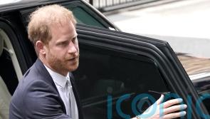 Duke of Sussex arrives at High Court for second day of evidence in hacking trial