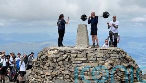 Man carries 100kg barbell up Ben Nevis to raise funds for MND research