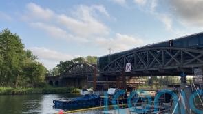 Key rail route reopens after 10-week closure to repair viaduct