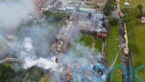 Major fire destroys listed halls of residence