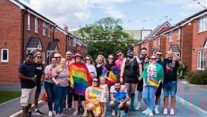 Neighbours prepare for annual 80-metre Pride march in housing estate