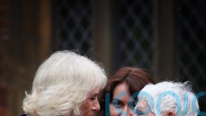Queen and stars attend literary festival at Hampton Court Palace