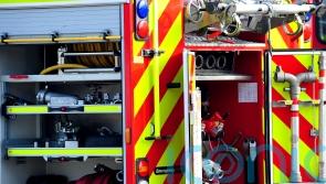 Two injured in flats blaze