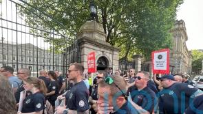 Minister handed pager device used by on-call firefighters during Dail ‘stunt’