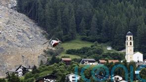 Lucky escape for village as massive rockslide just misses it
