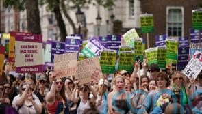 Protesters demand an end to the criminalisation of abortion