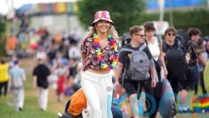 Initial bad weather does nothing to dampen spirits of Glastonbury festival-goers