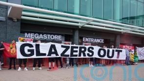Manchester United fans block megastore entrance in protest against Glazer family