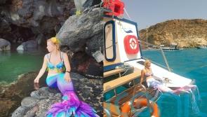Woman ditches teaching career and dons tail to become professional mermaid and is ‘happier than ever’ despite lower wage