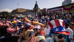 Partygoers across US brave heat and heavy downpours to celebrate Fourth of July