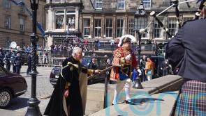 King and Queen arrive at St Giles’ for thanksgiving and dedication service
