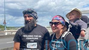 Man walking UK coastline for charity reaches home country of Wales